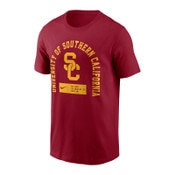 USC Trojans Men's Nike Cardinal SC Interlock Seasonal Front Back T-Shirt